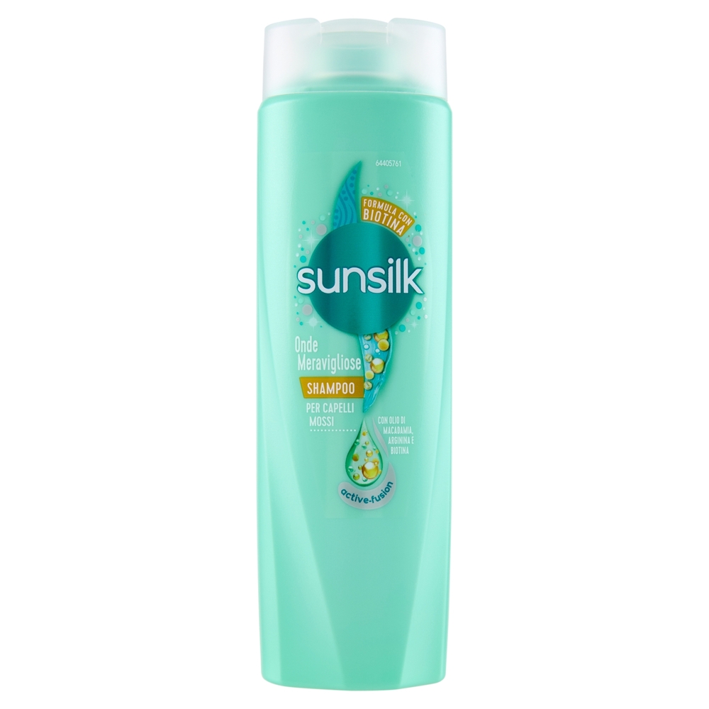 Sunsilk Onde Meravigliose Shampoo per Capelli Mossi 250 mL